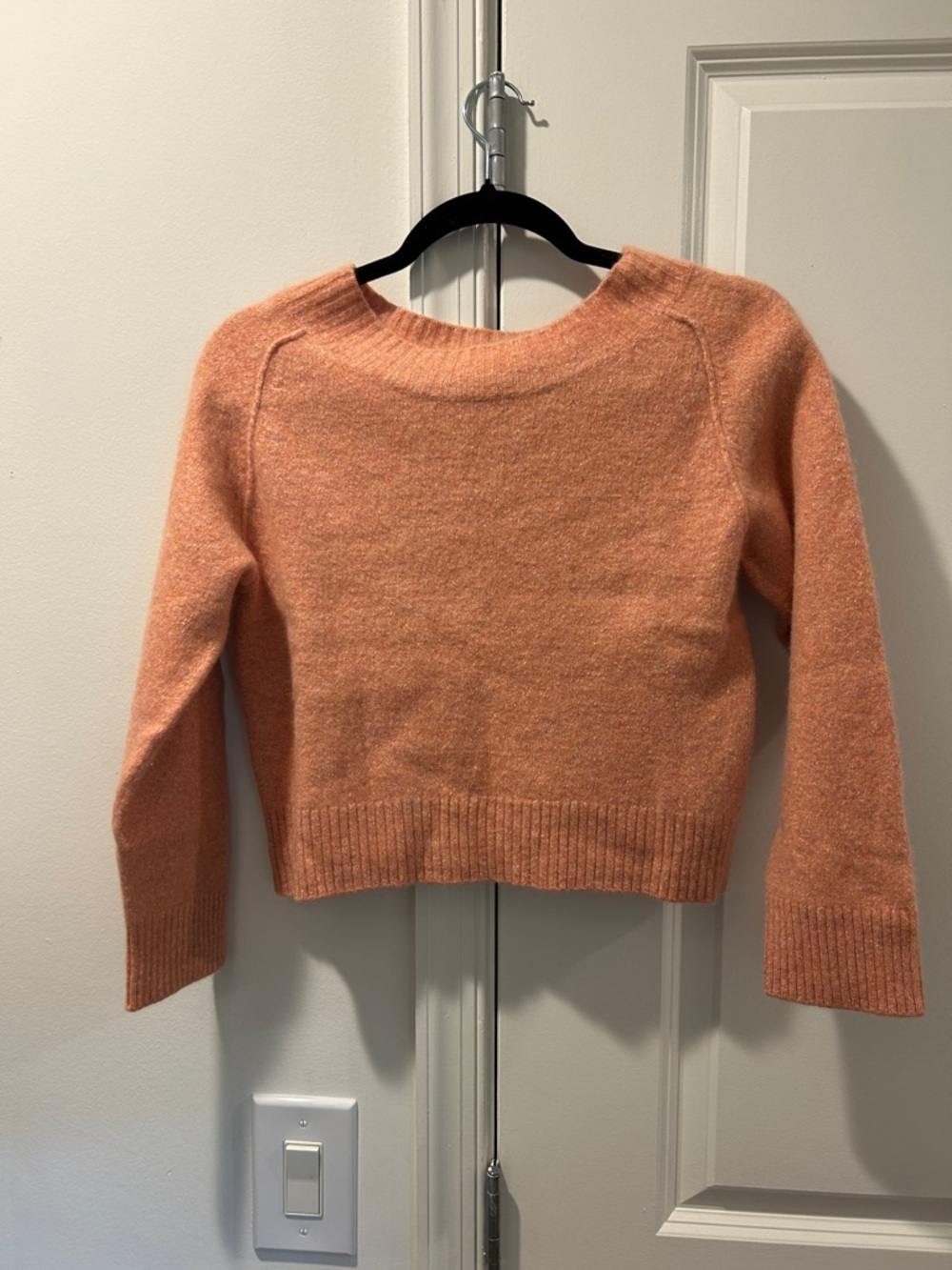 Vince cashmire & silk blend Peach Crewneck Sweater
